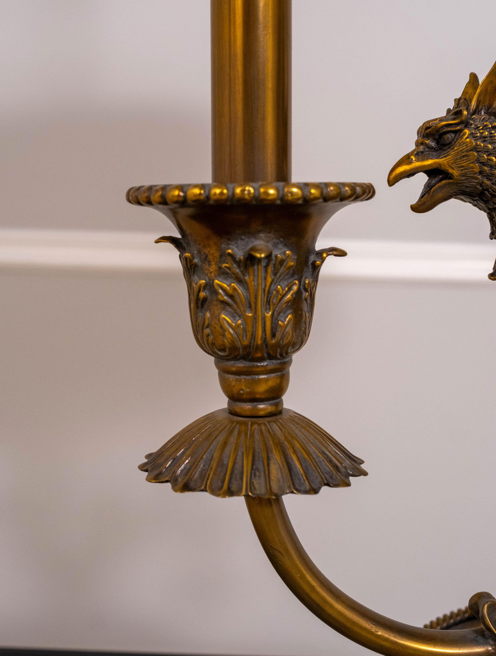 1990s Maitland Smith French Empire French Bouillotte Lamp - 8