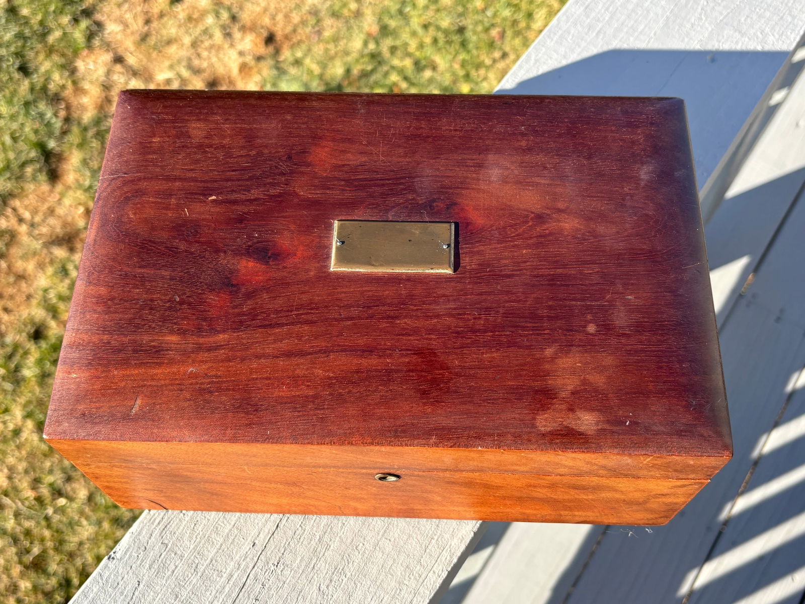 Late 19th C. English Humidor - All Orig., Nicely Detailed, Unmongrammed - 4
