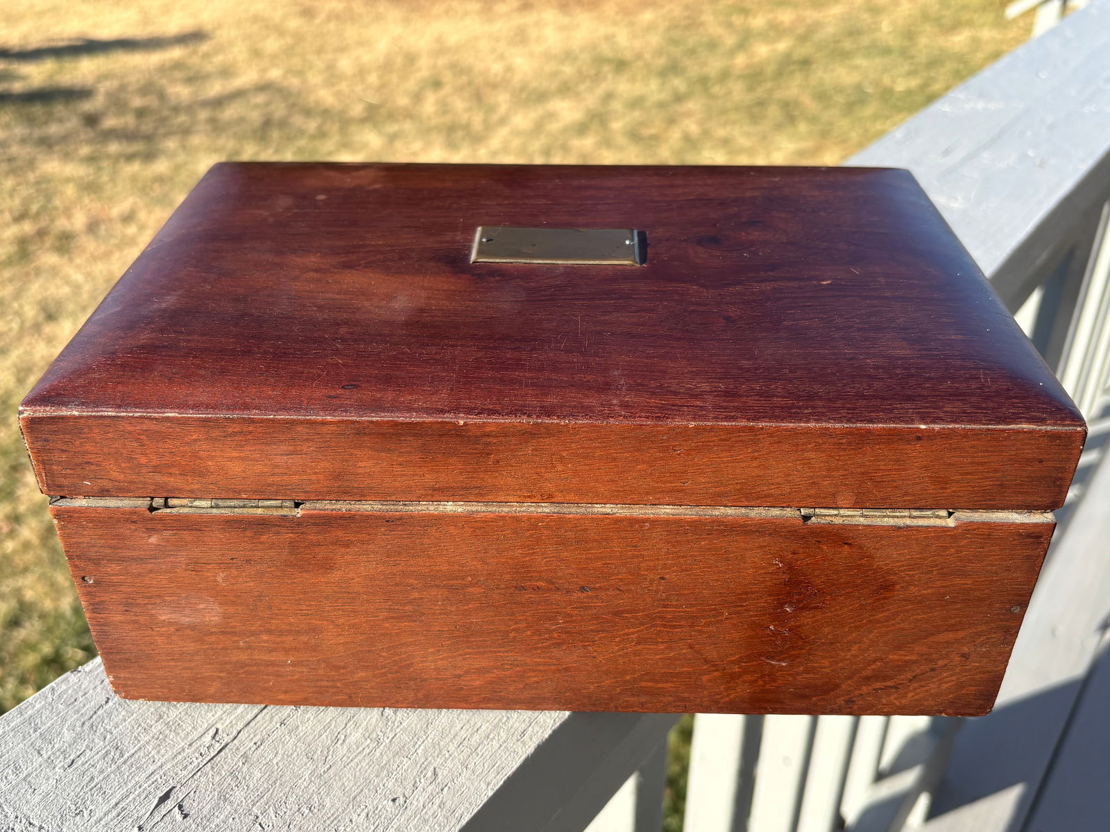 Late 19th C. English Humidor - All Orig., Nicely Detailed, Unmongrammed - 9