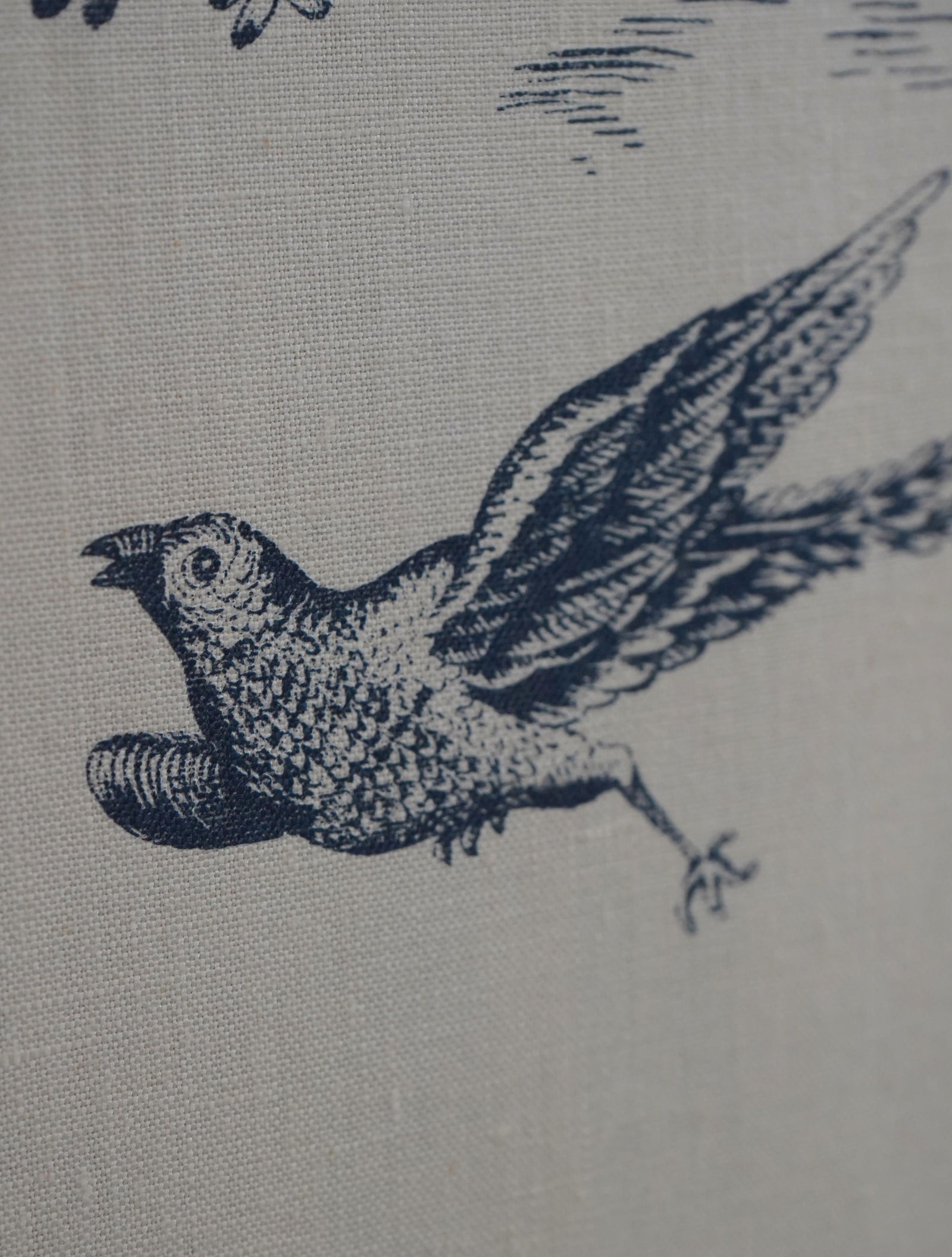 Stunning Chinoiserie Upholstered 6 Panel Folding Screen - 5