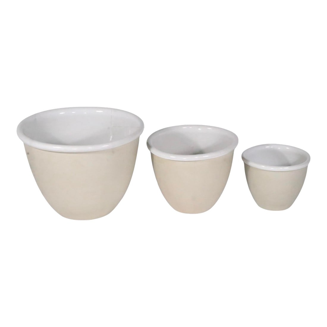 Nest of Three Bennington Potters Mixing Bowls Design Attributed to David Gil C. 1970's (1 of 18)