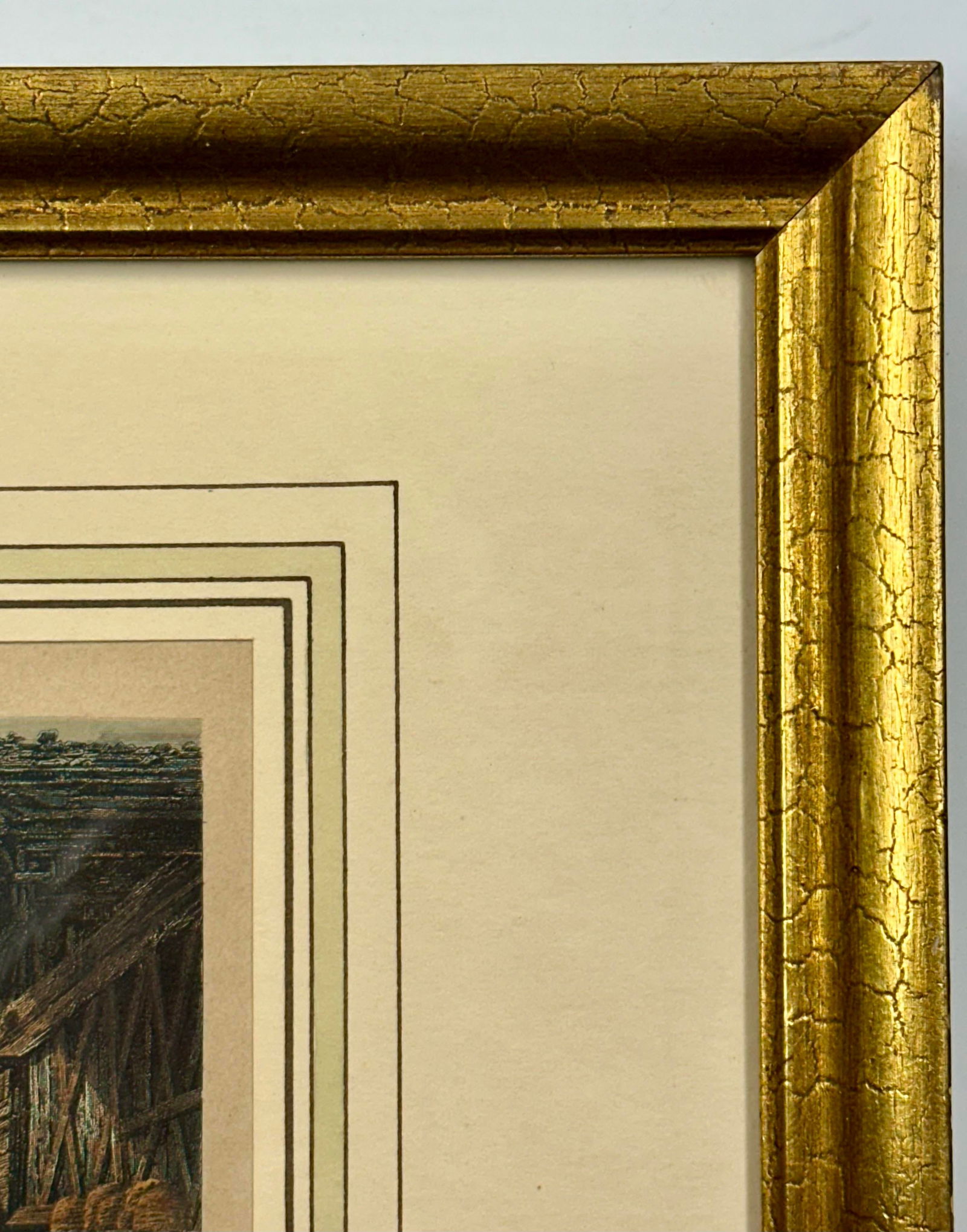 Partenkirchen, Germany (Bavarian Alps), Original Print, 1840 (Framed) - 8