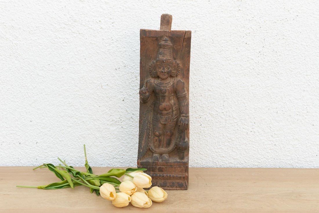 Antique Indian Architectural Temple Chariot Carving - 3