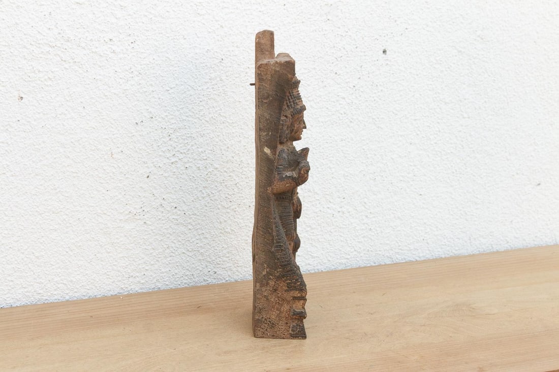 Antique Indian Architectural Temple Chariot Carving - 4