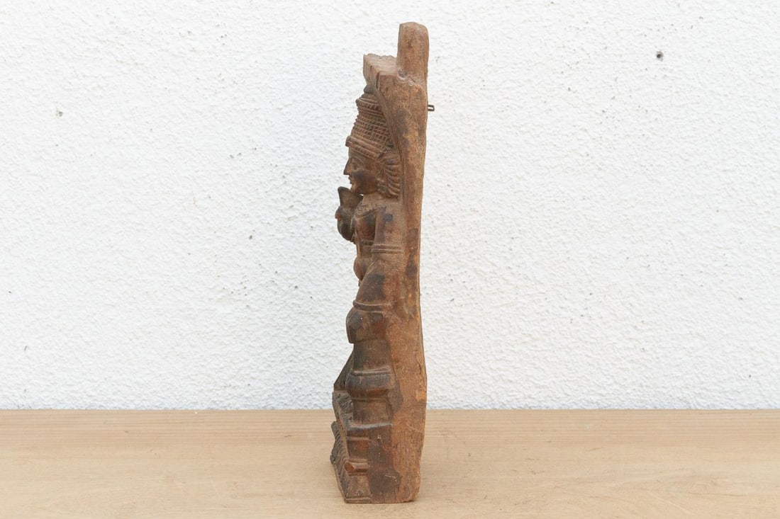 Antique Indian Architectural Temple Chariot Carving - 5