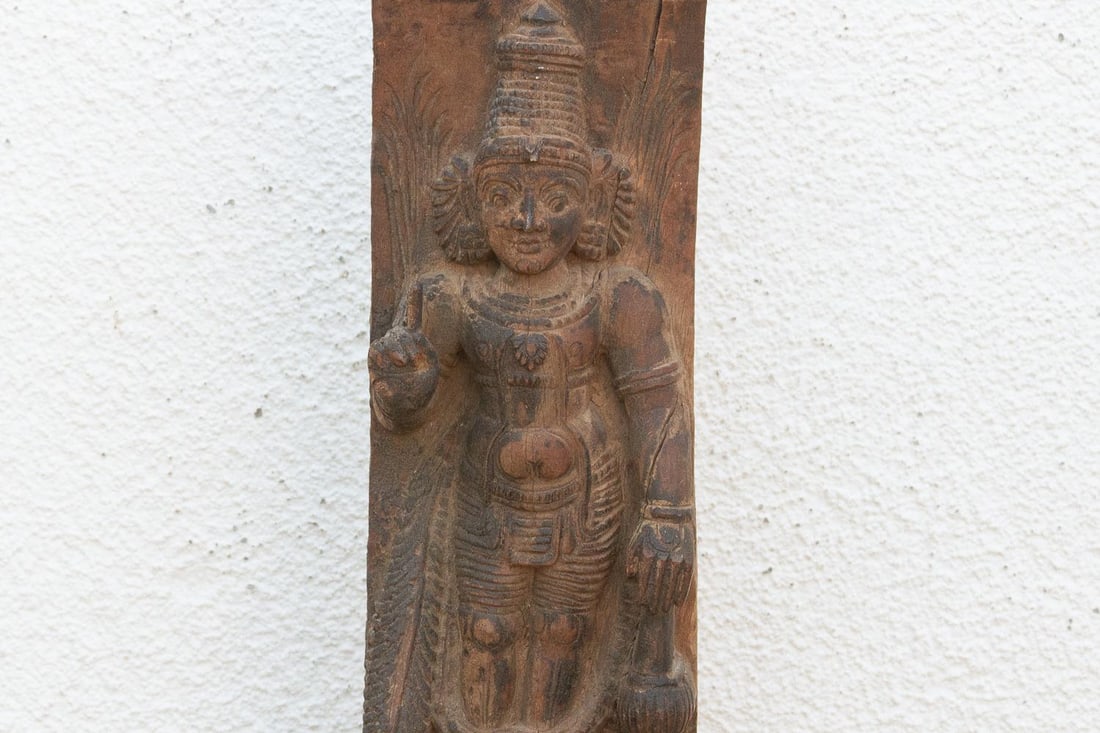 Antique Indian Architectural Temple Chariot Carving - 7