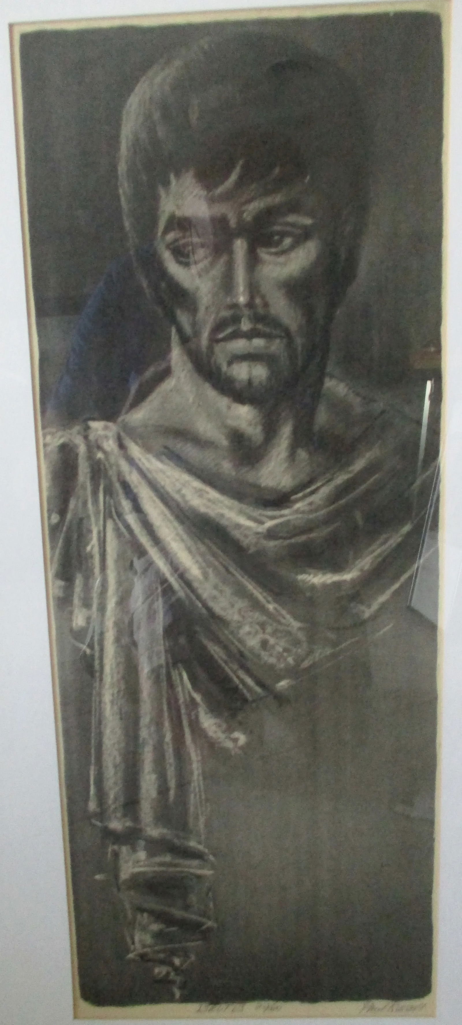 1970s "Brutus" Etching Numbered 23/100 by Paul Russell, Framed - 2