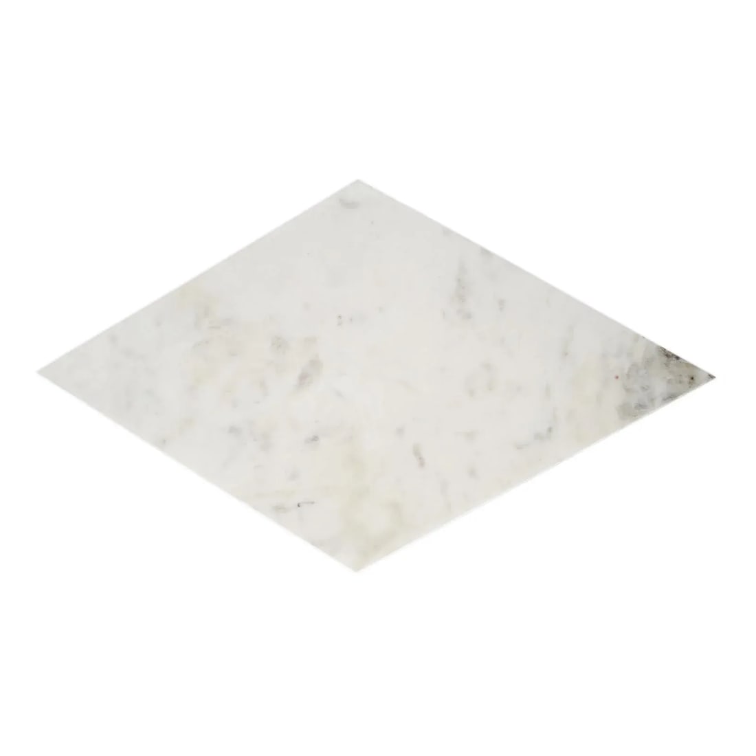 Marble & Iron Diamond Side Table - 5