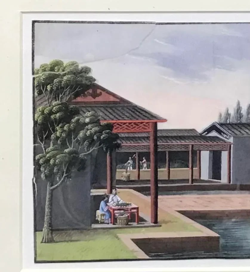 Antique Chinese Gouache Pith Painting - 3