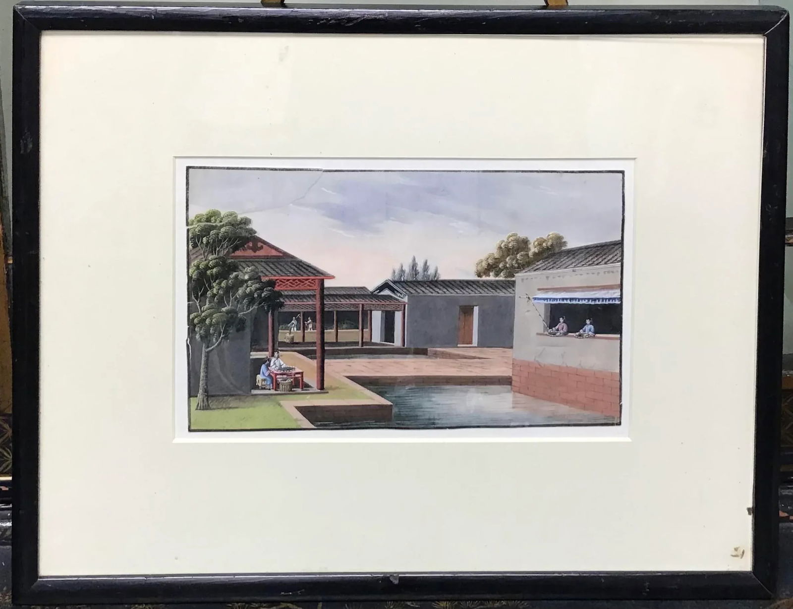 Antique Chinese Gouache Pith Painting - 7