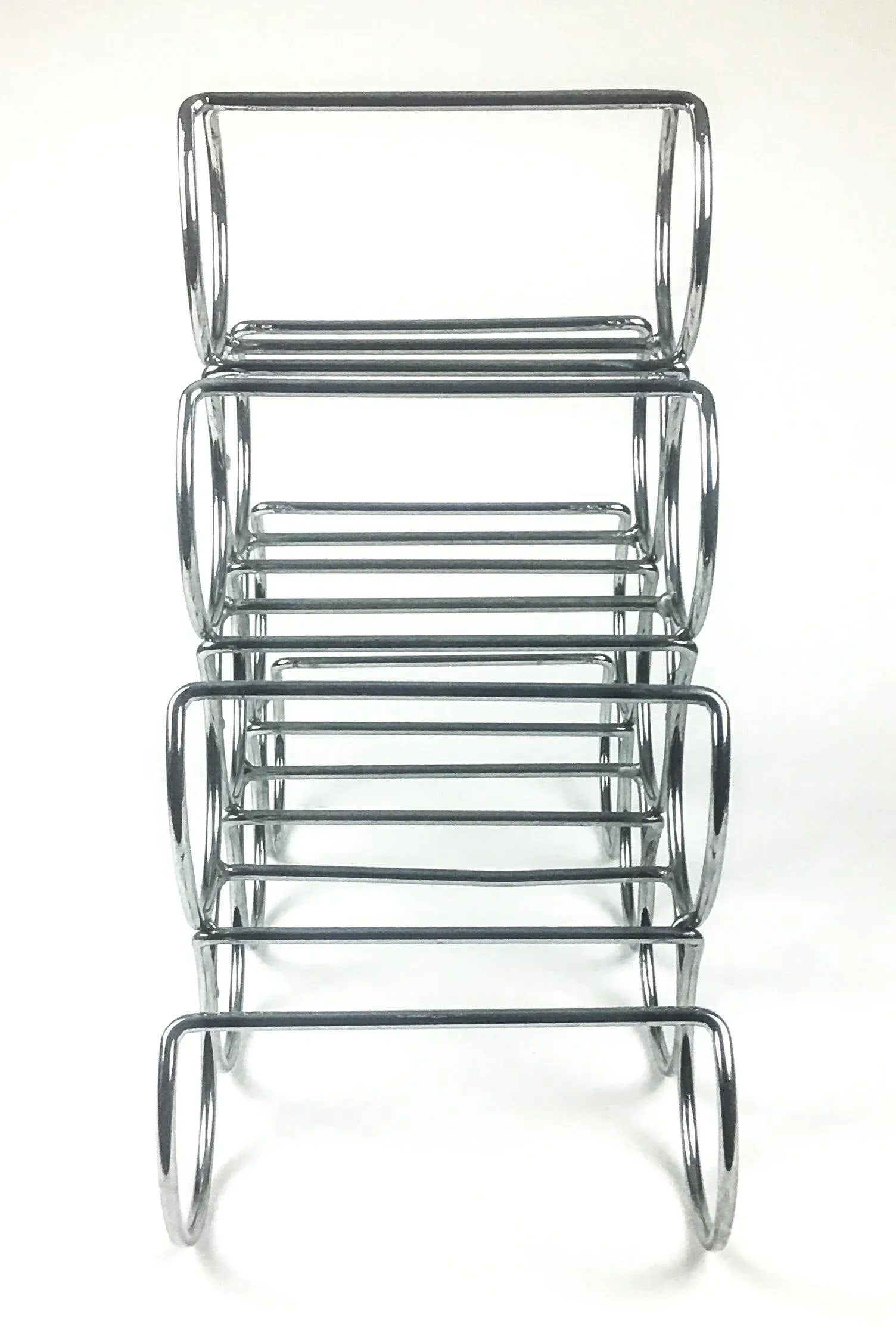 Stainless Steel Modern Wine Rack - 3