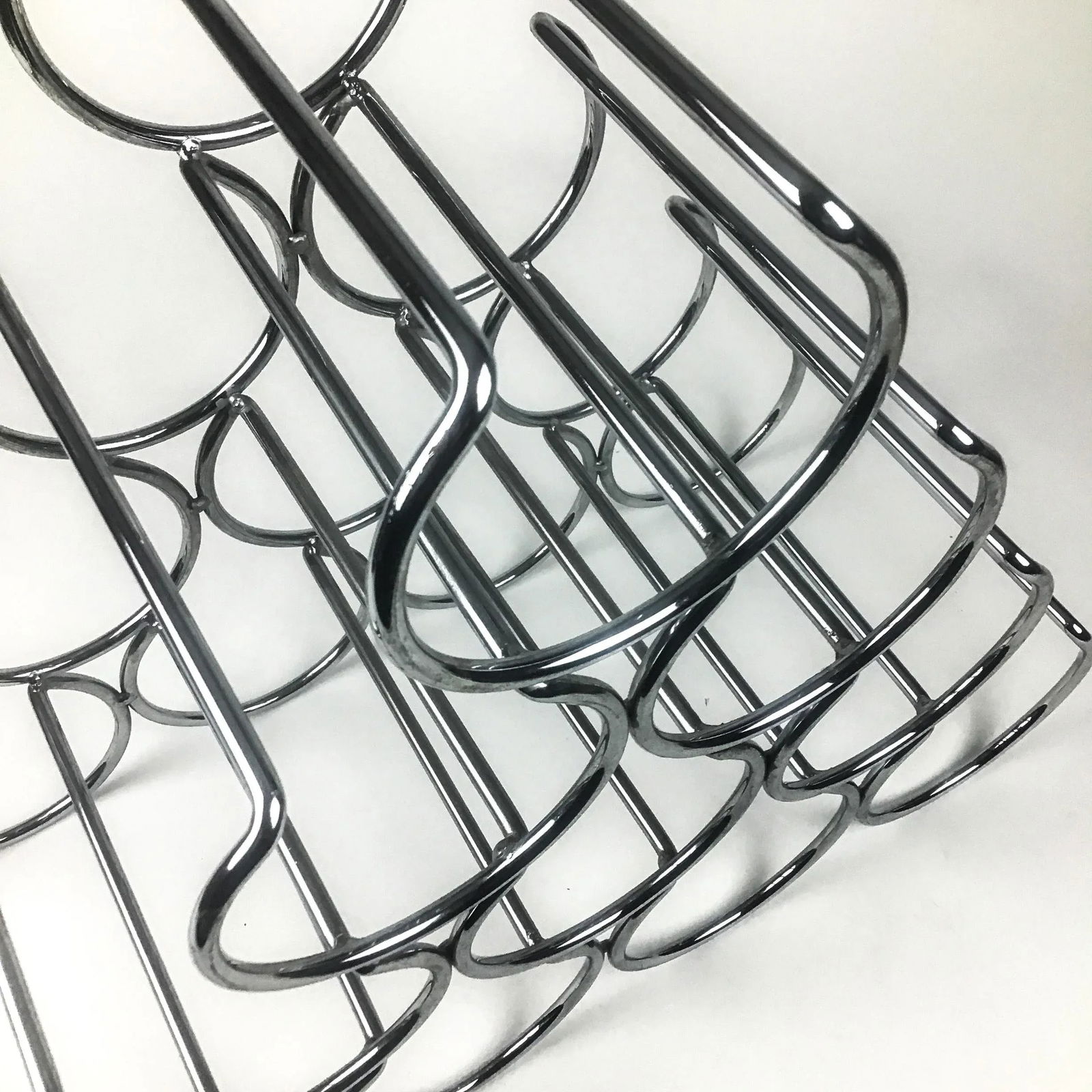 Stainless Steel Modern Wine Rack - 8