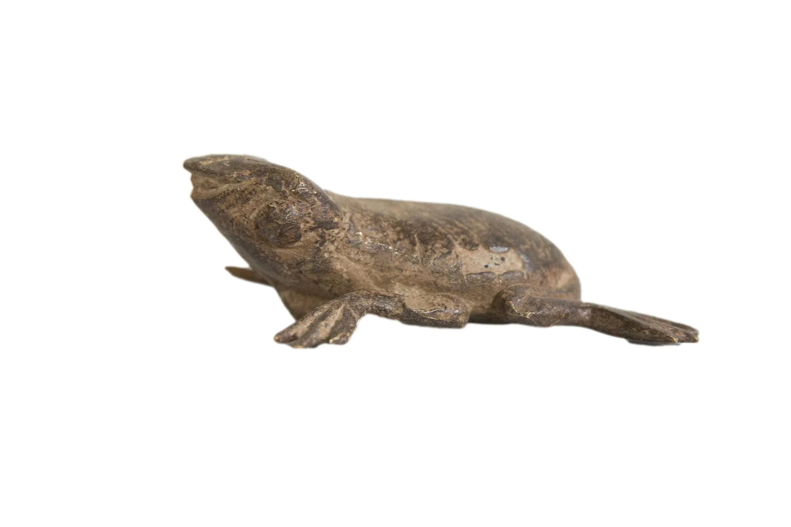 Vintage African Bronze Frog - 5