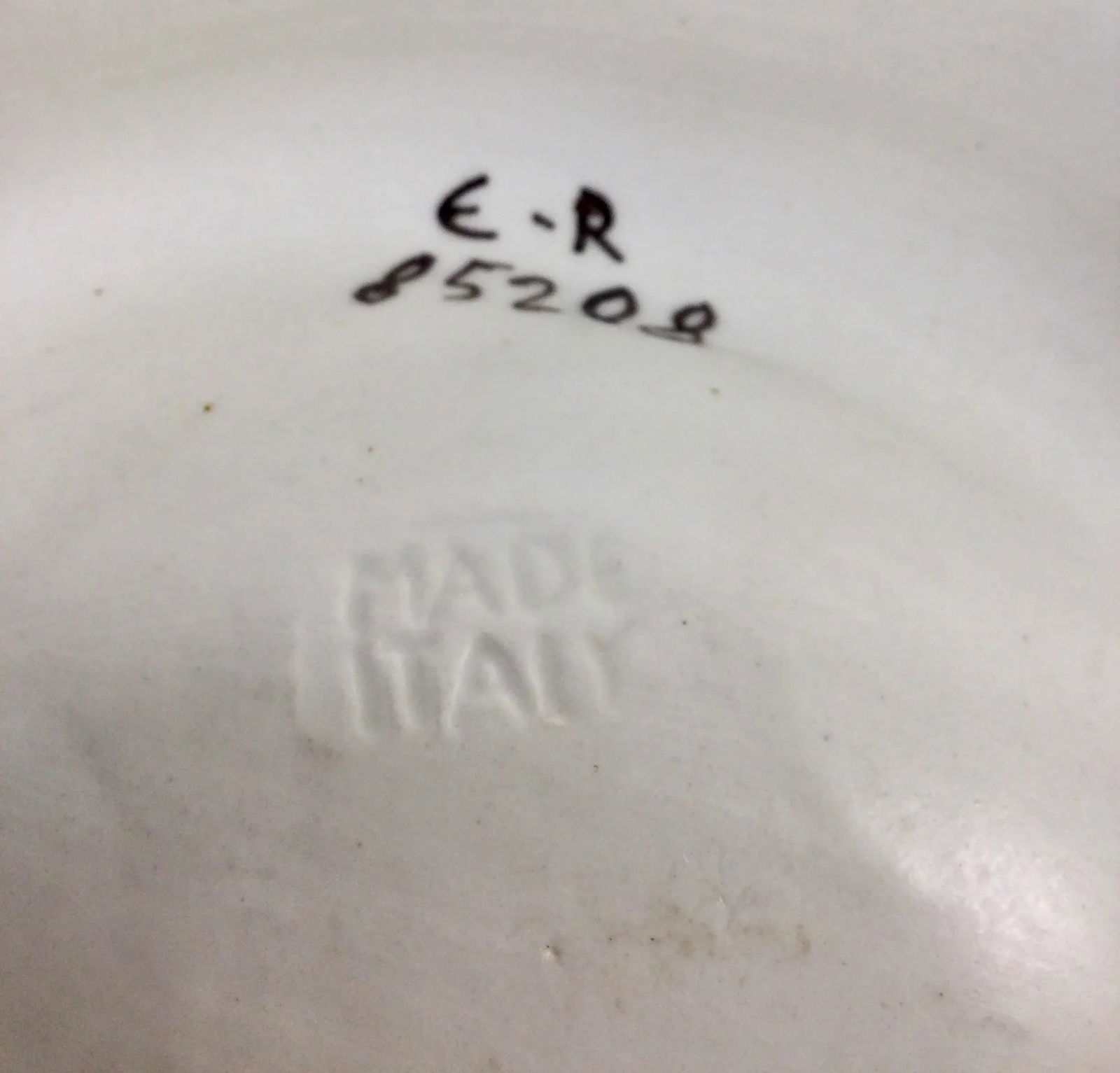 Large Ceramic Italian Artisan Divided Condiment Platter - 8