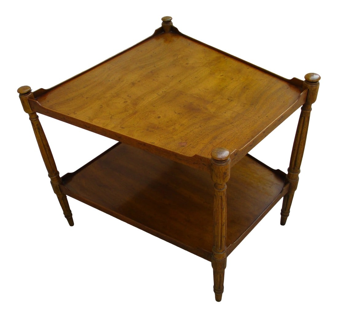 Heritage Two-Tier Wedge Shaped Side Table (1 of 12)