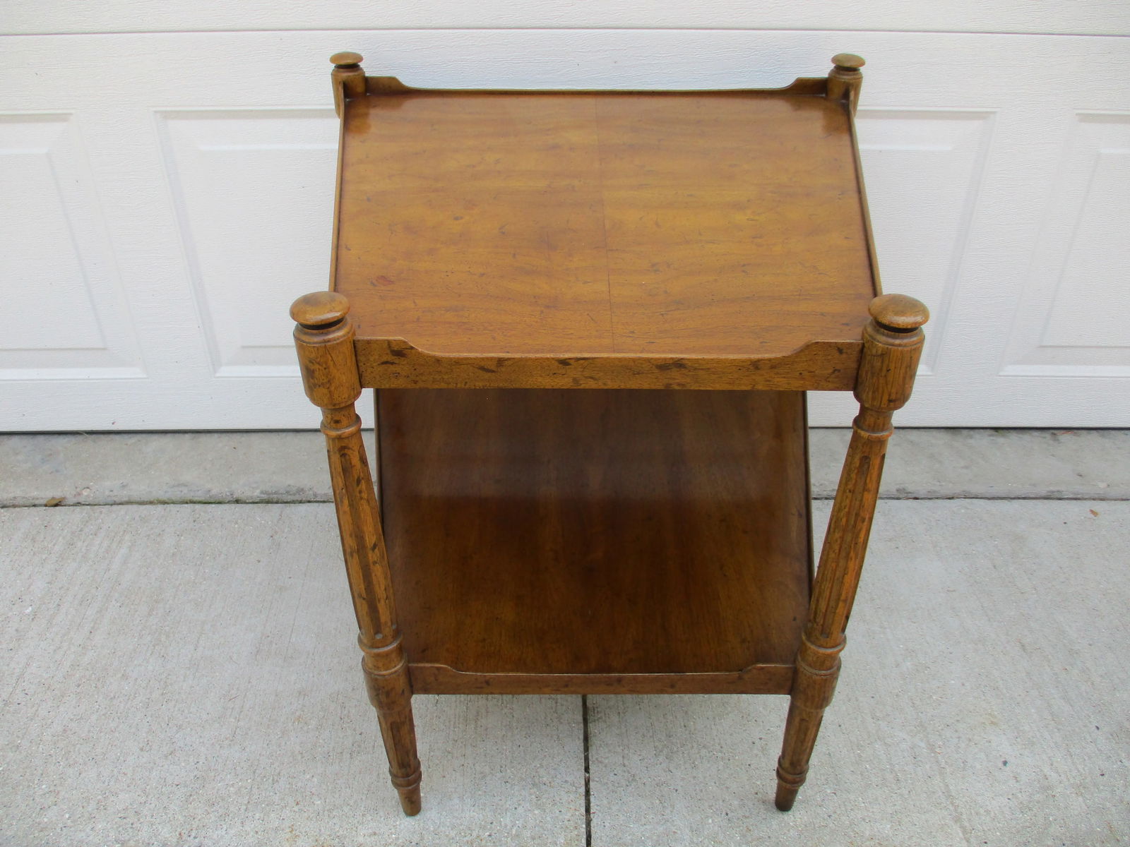 Heritage Two-Tier Wedge Shaped Side Table - 2