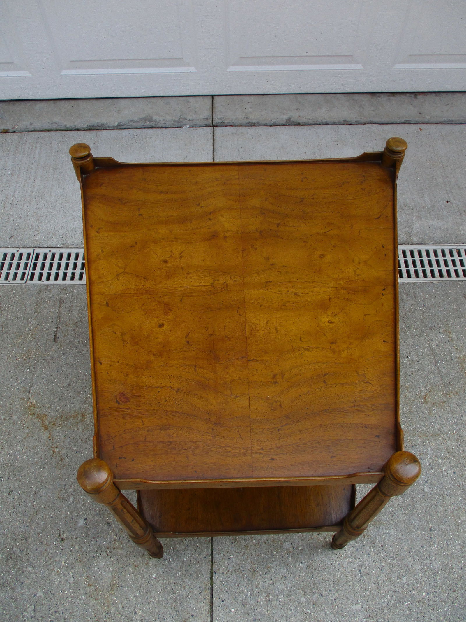 Heritage Two-Tier Wedge Shaped Side Table - 8