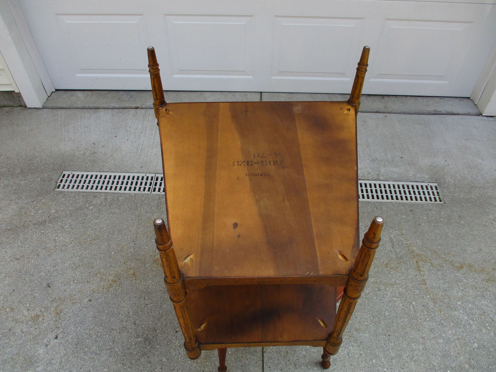 Heritage Two-Tier Wedge Shaped Side Table - 9