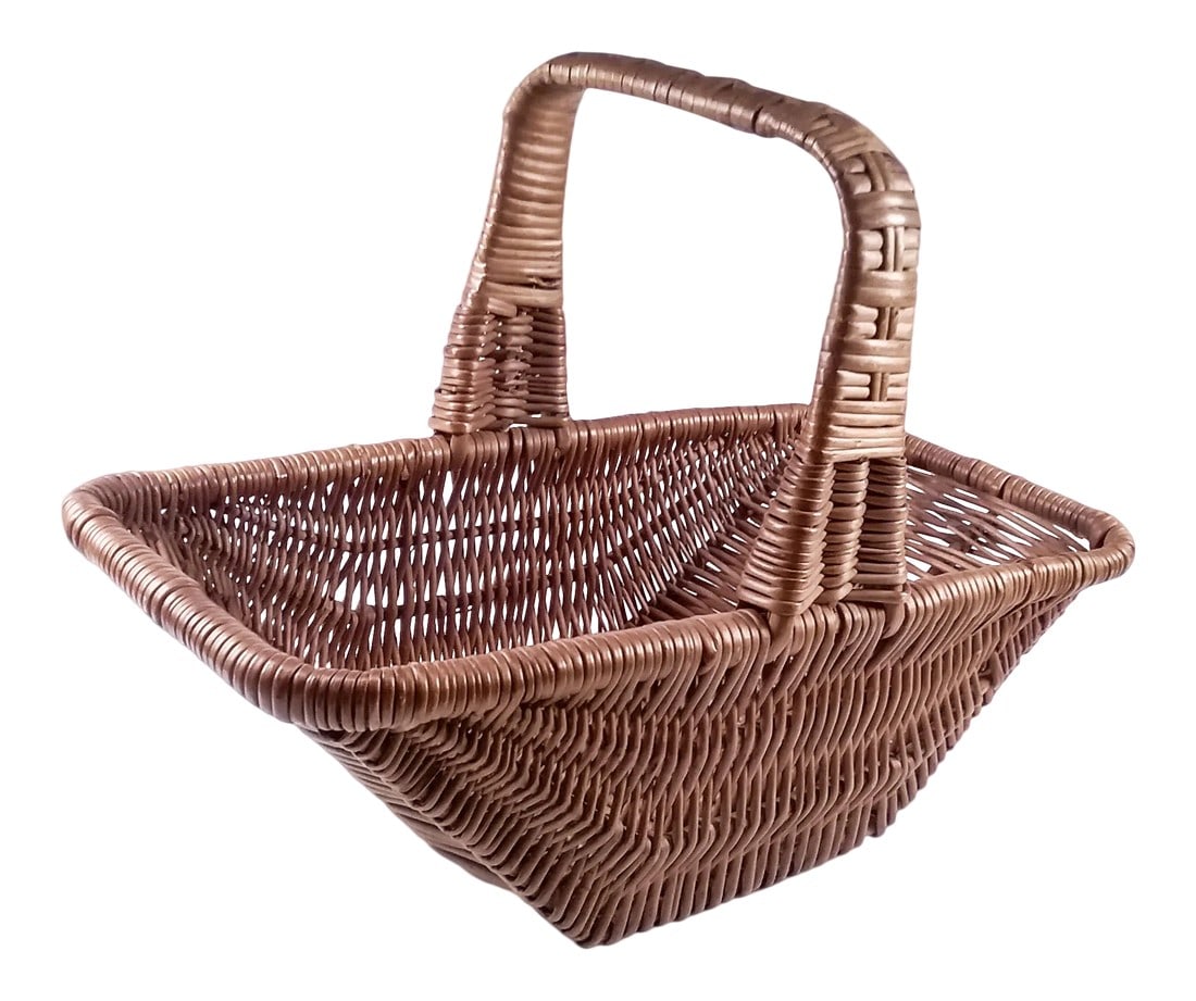 Vintage Large Rectangle Market Basket (1 of 8)