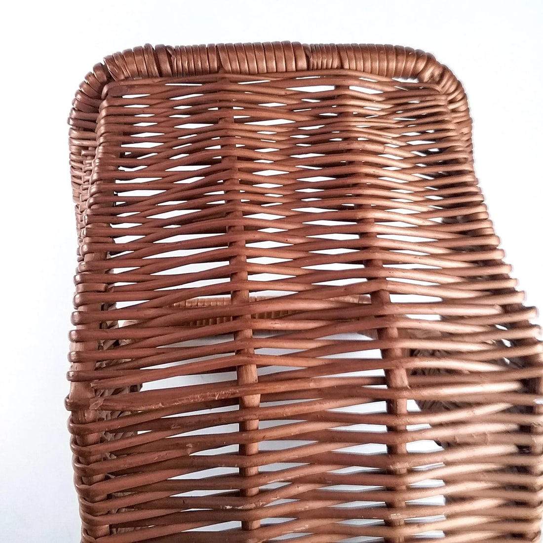 Vintage Large Rectangle Market Basket - 5