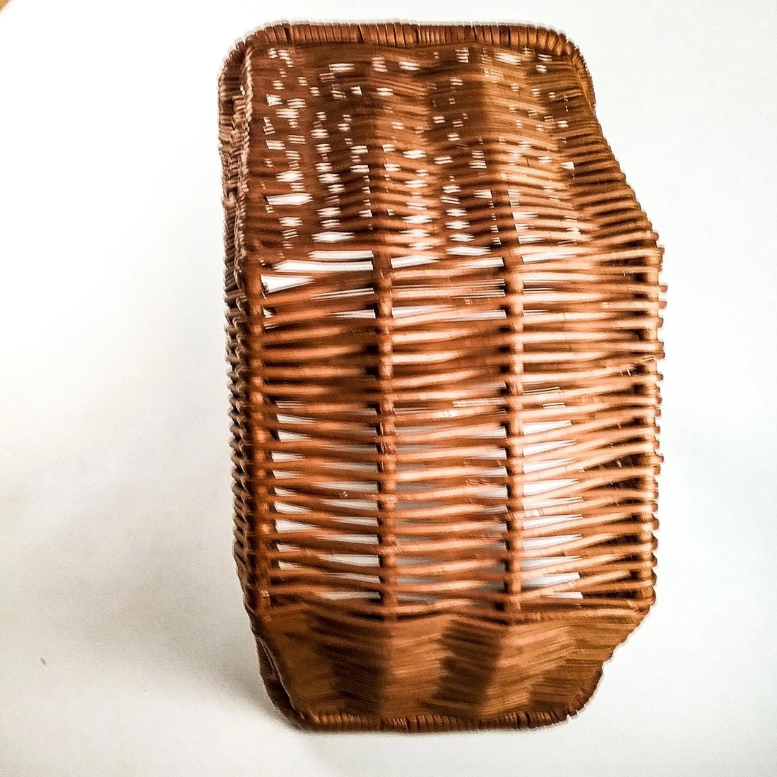 Vintage Large Rectangle Market Basket - 6