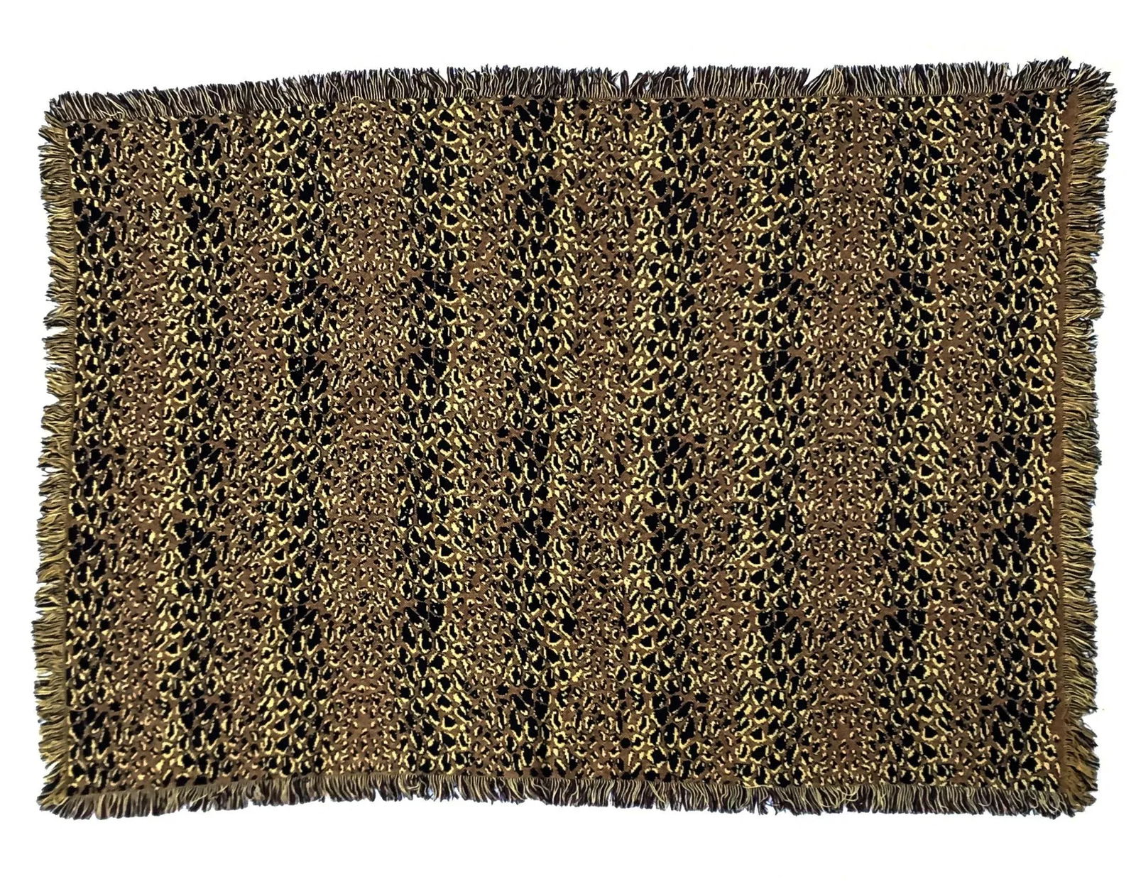 Vintage Cotton Reversible Machine Woven Jacquard Throw - 6