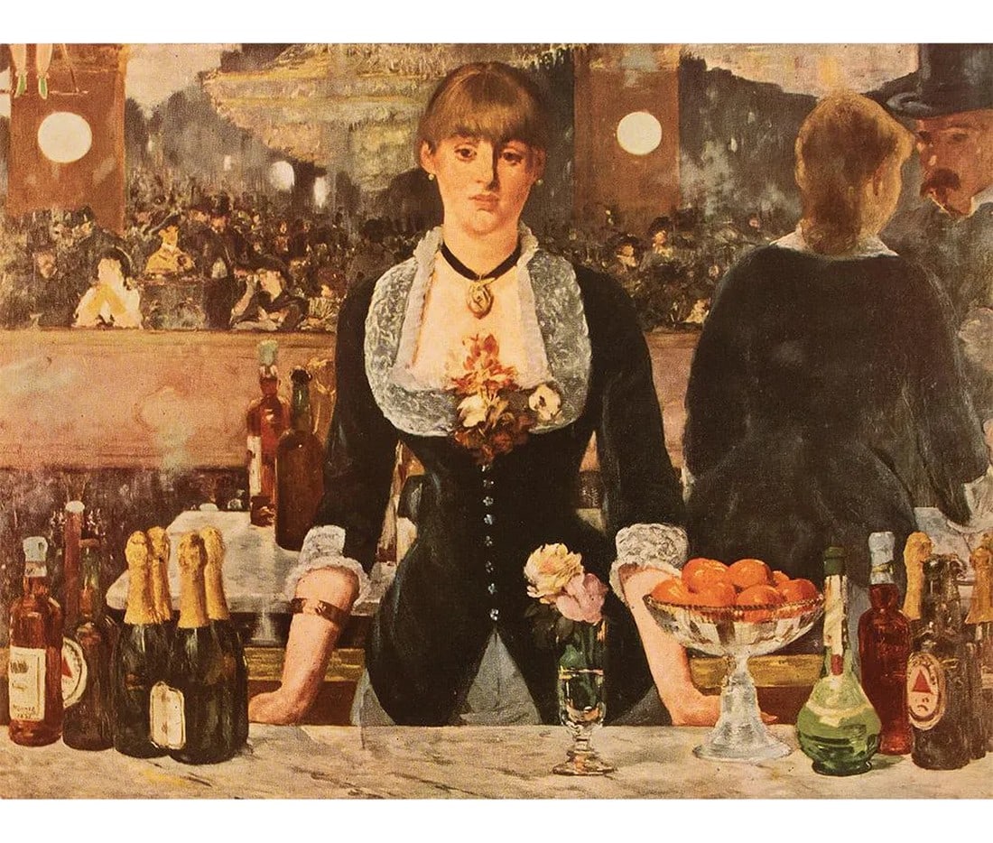 1949 After Edouard Manet "A Bar at the Folies-BergÃ¨re" First Edition Parisian Print (1 of 8)