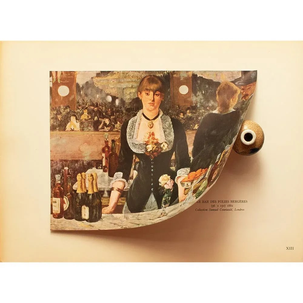 1949 After Edouard Manet "A Bar at the Folies-BergÃ¨re" First Edition Parisian Print - 3