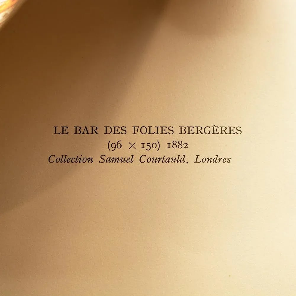 1949 After Edouard Manet "A Bar at the Folies-BergÃ¨re" First Edition Parisian Print - 4