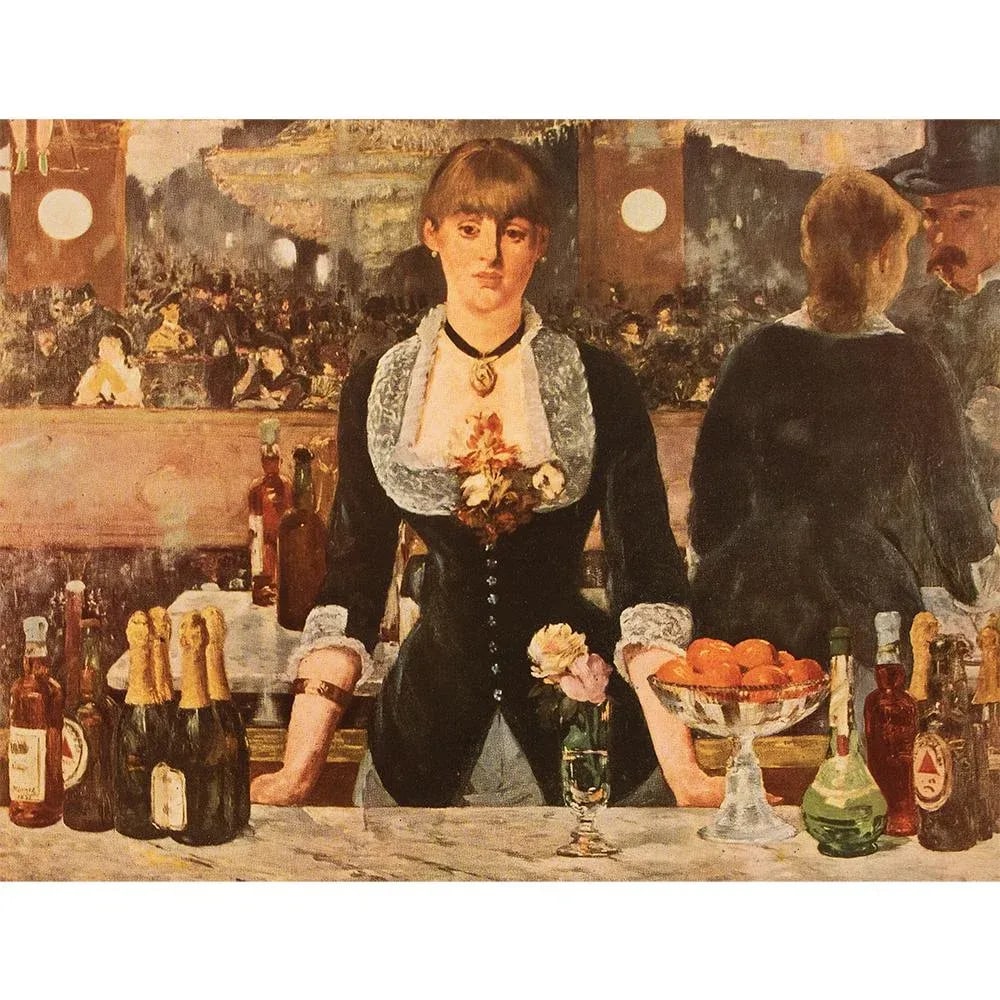 1949 After Edouard Manet "A Bar at the Folies-BergÃ¨re" First Edition Parisian Print - 7