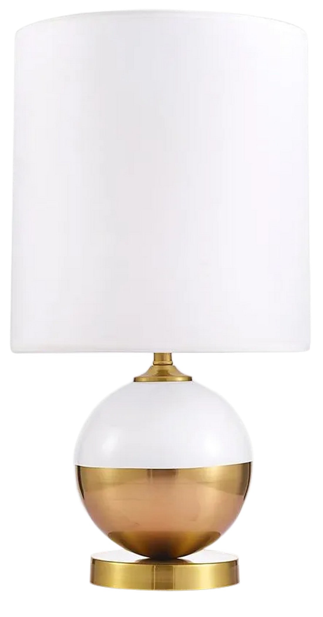 Pasargad Home Senato Brushed Gold Lucite Globe Table Lamp (1 of 6)