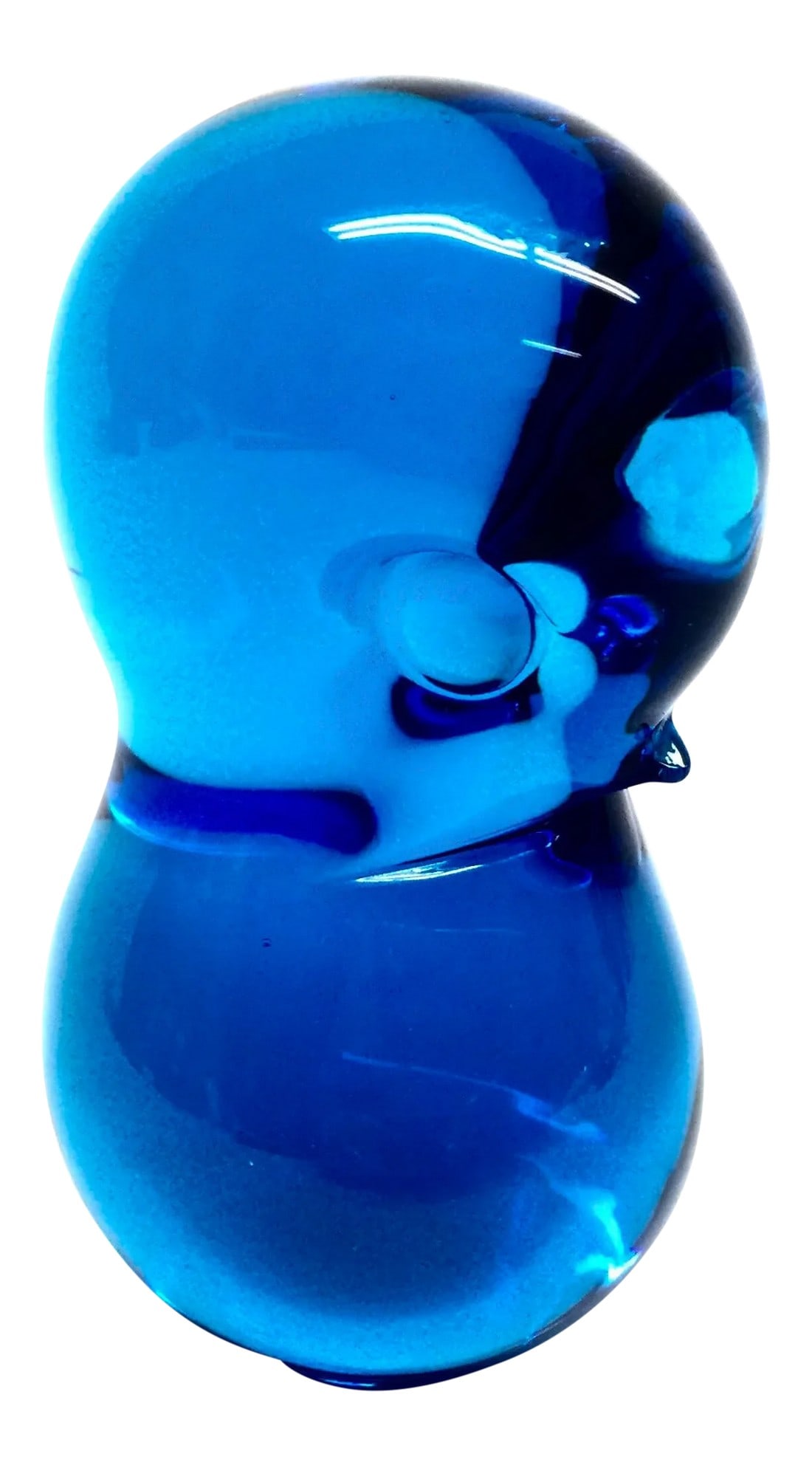 Vintage Cobalt Blue Artisan Glass Bluebird (1 of 12)