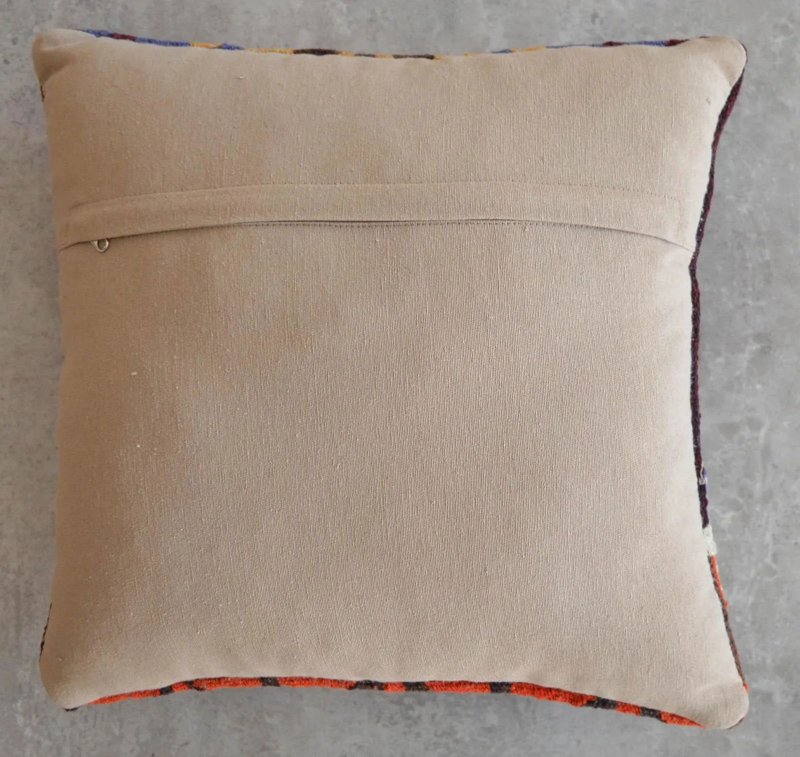 Vintage Handmade Kilim Rug Pillow Cover - 3