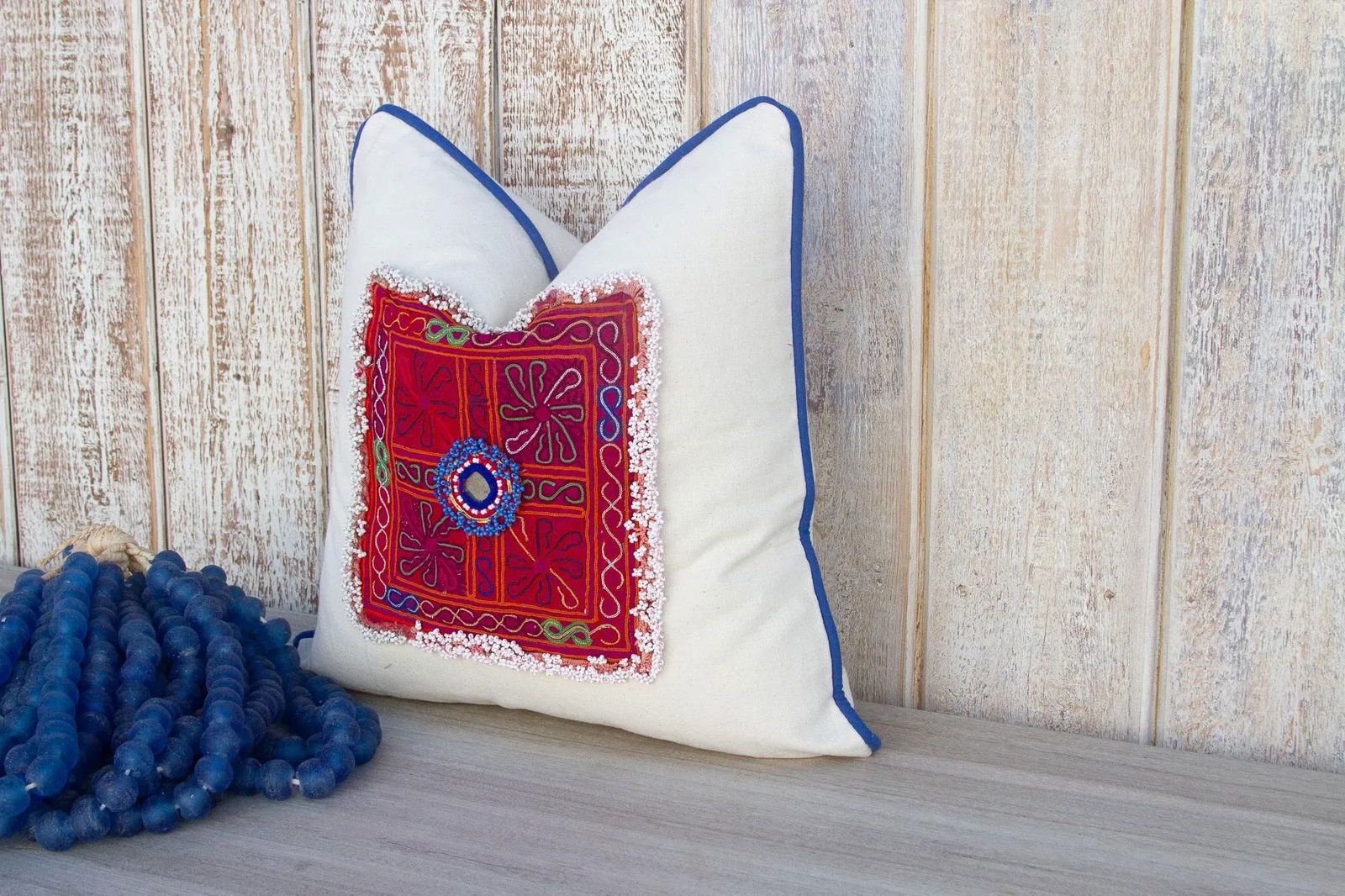 Daanvi Vintage Boho Throw Pillow Cover - 4