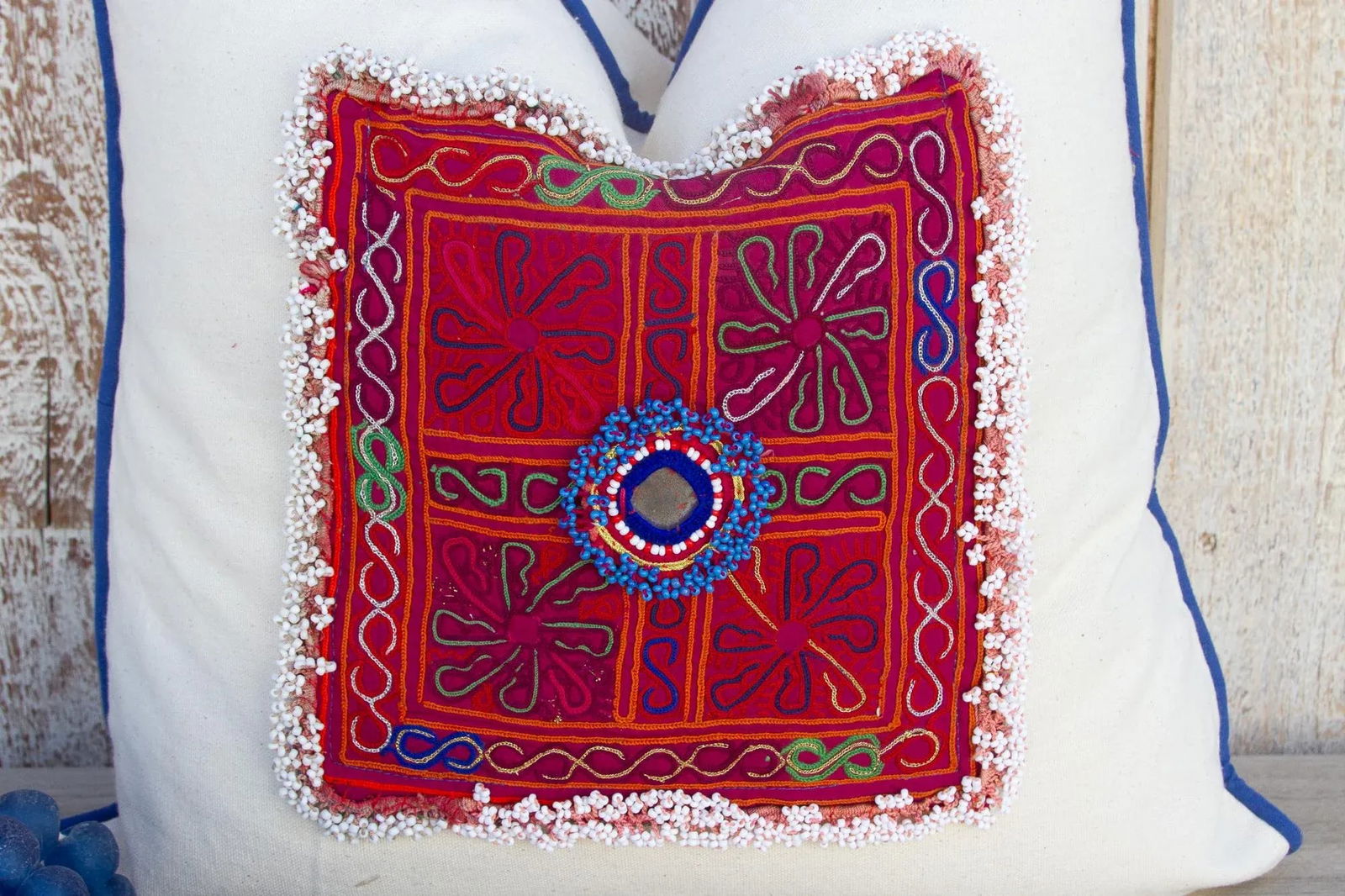 Daanvi Vintage Boho Throw Pillow Cover - 6