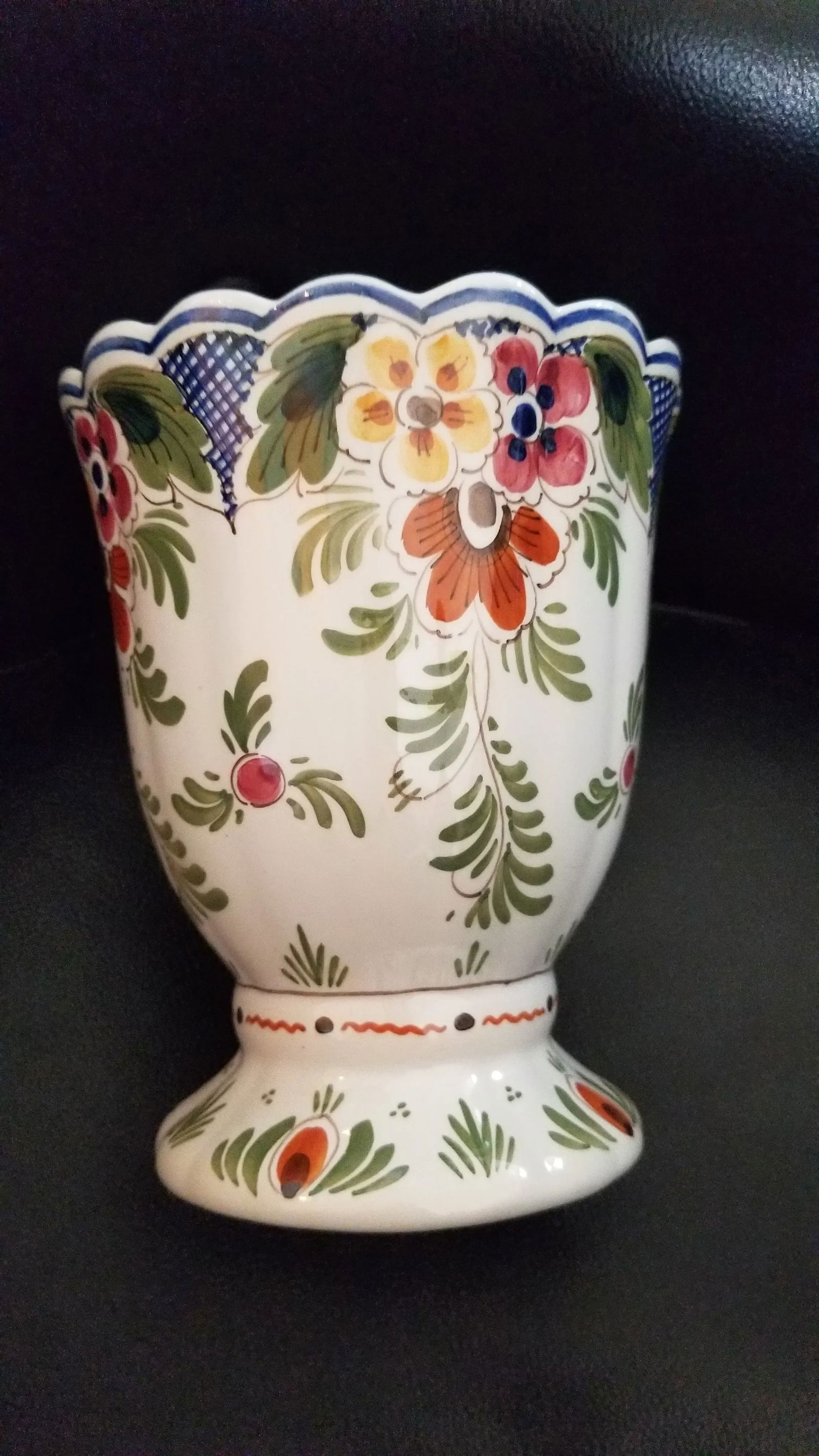 1960s Delft Ceramic Vase - 6