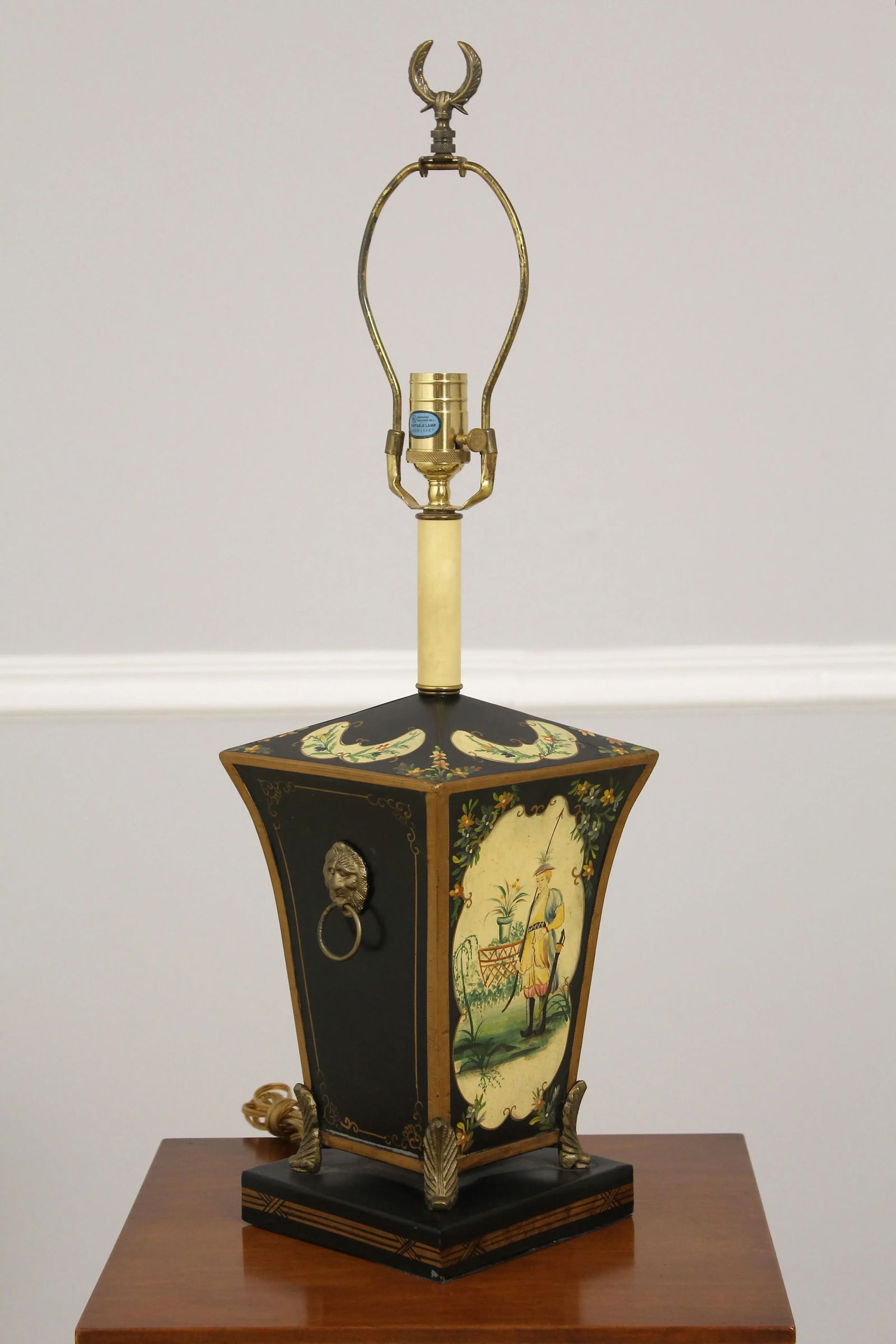 Chelsea House Toleware Paint Decorated Table Lamp - 2