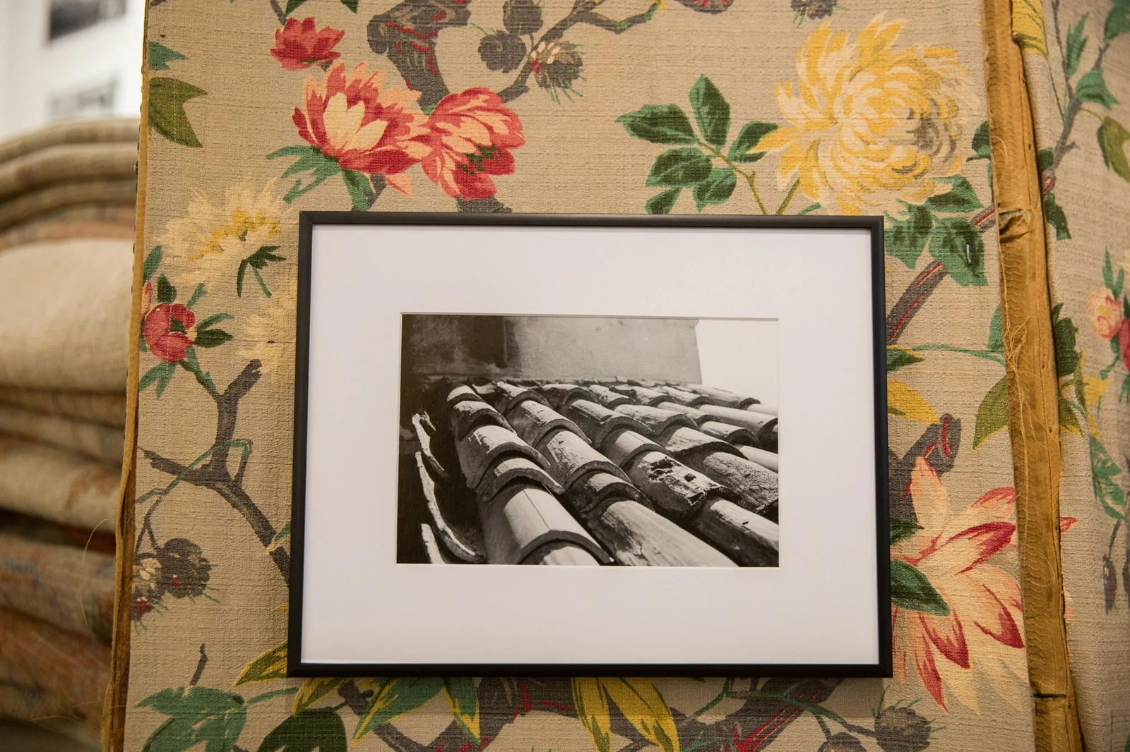 The Terracotta Framed Roof Black and White Photograph - 3