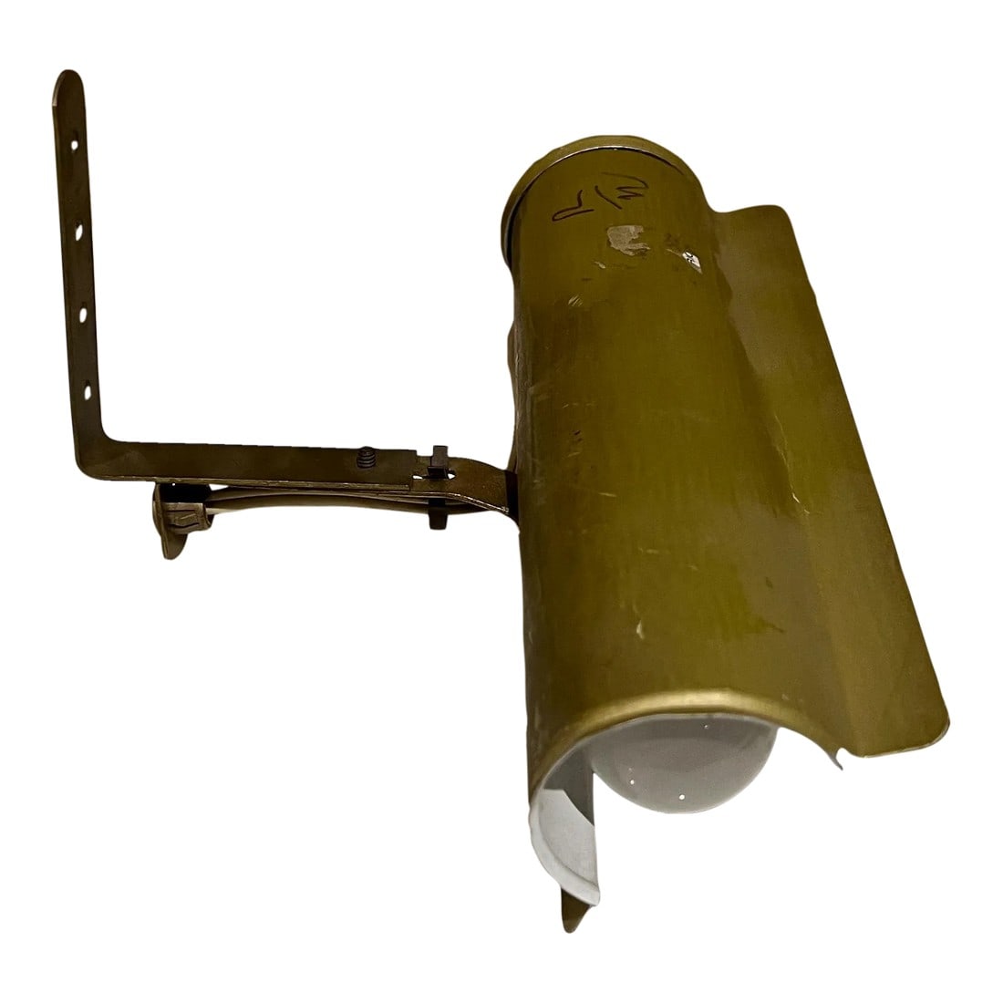 Industrial Vintage Small Wall Tube Unit Task Picture Light in Gold (1 of 9)