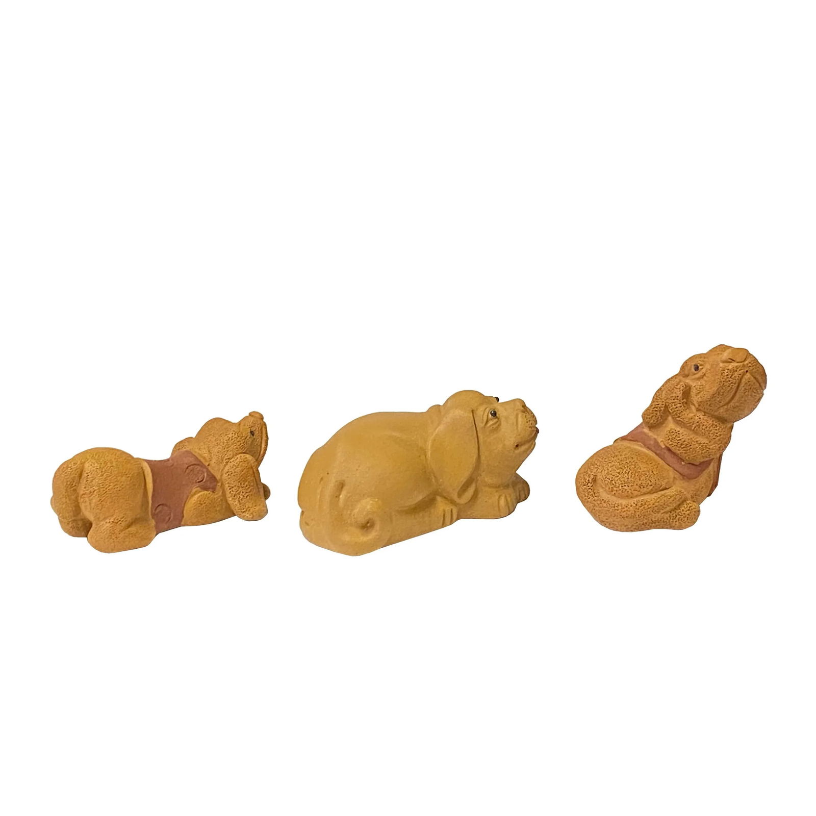 Set of 3 Small Ceramic Animal Figure Display Art - 4