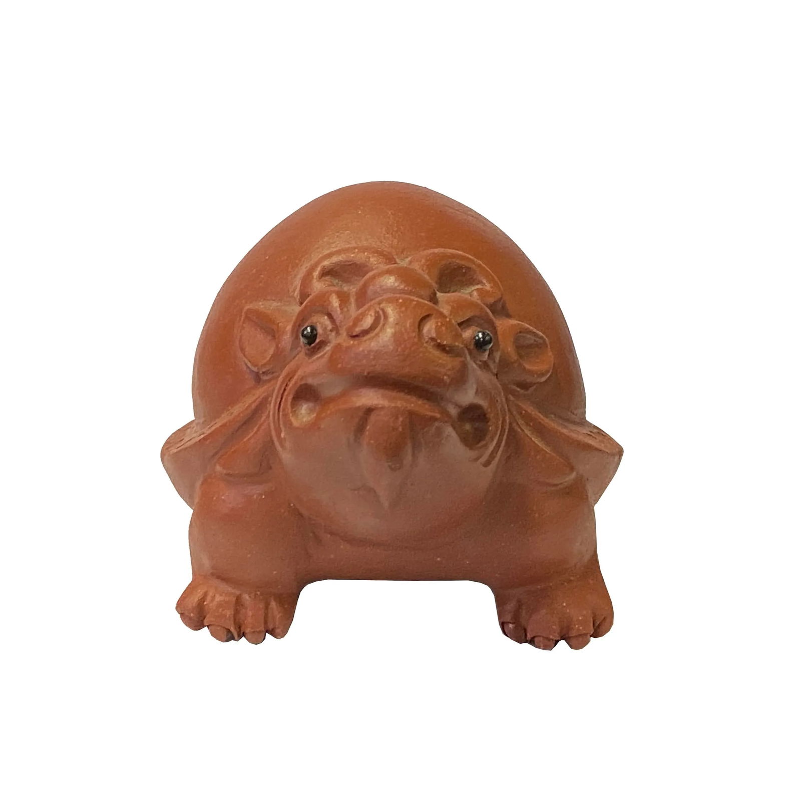 Oriental Dragon Turtle Small Ceramic Animal Figure Display Art - 3