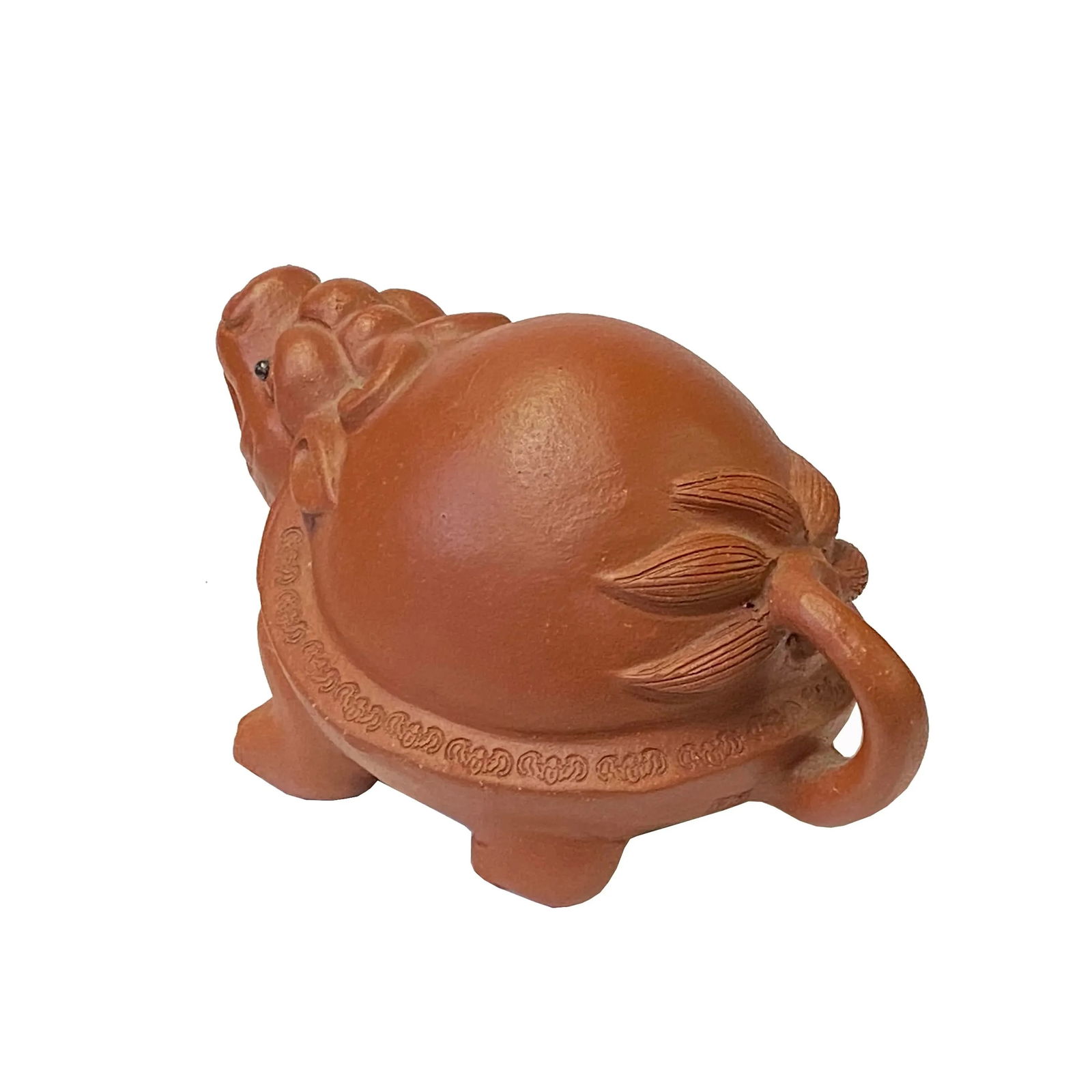 Oriental Dragon Turtle Small Ceramic Animal Figure Display Art - 5