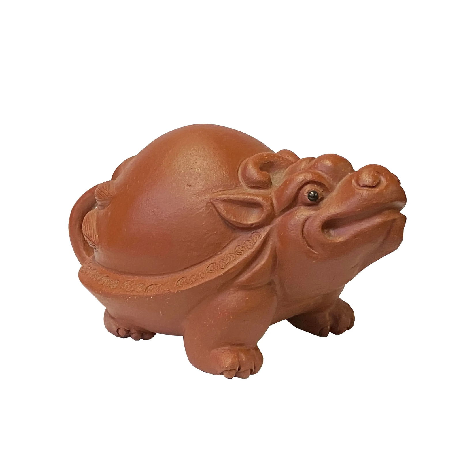 Oriental Dragon Turtle Small Ceramic Animal Figure Display Art - 6