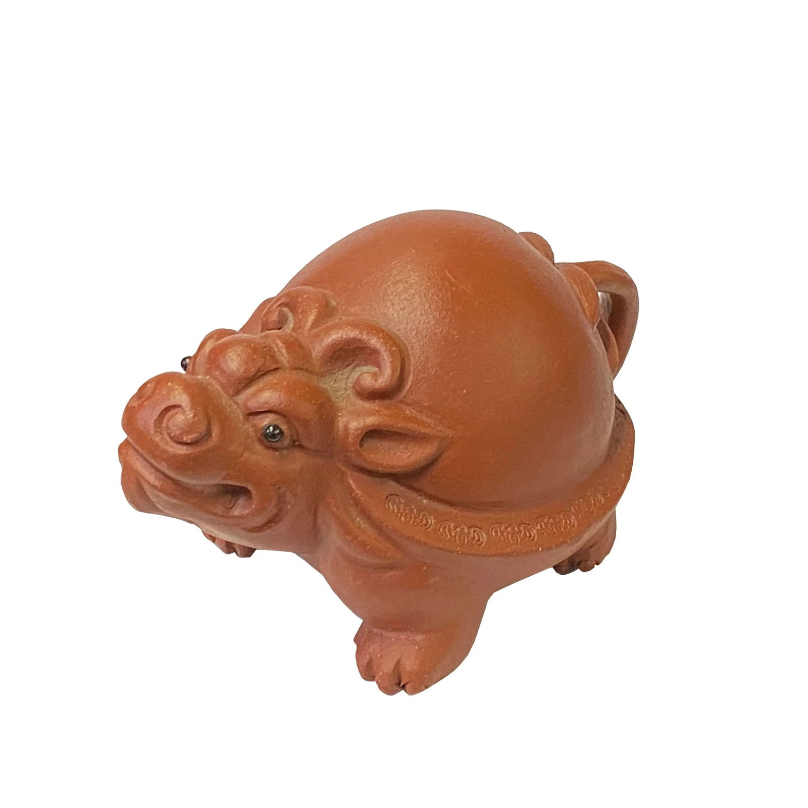Oriental Dragon Turtle Small Ceramic Animal Figure Display Art - 7