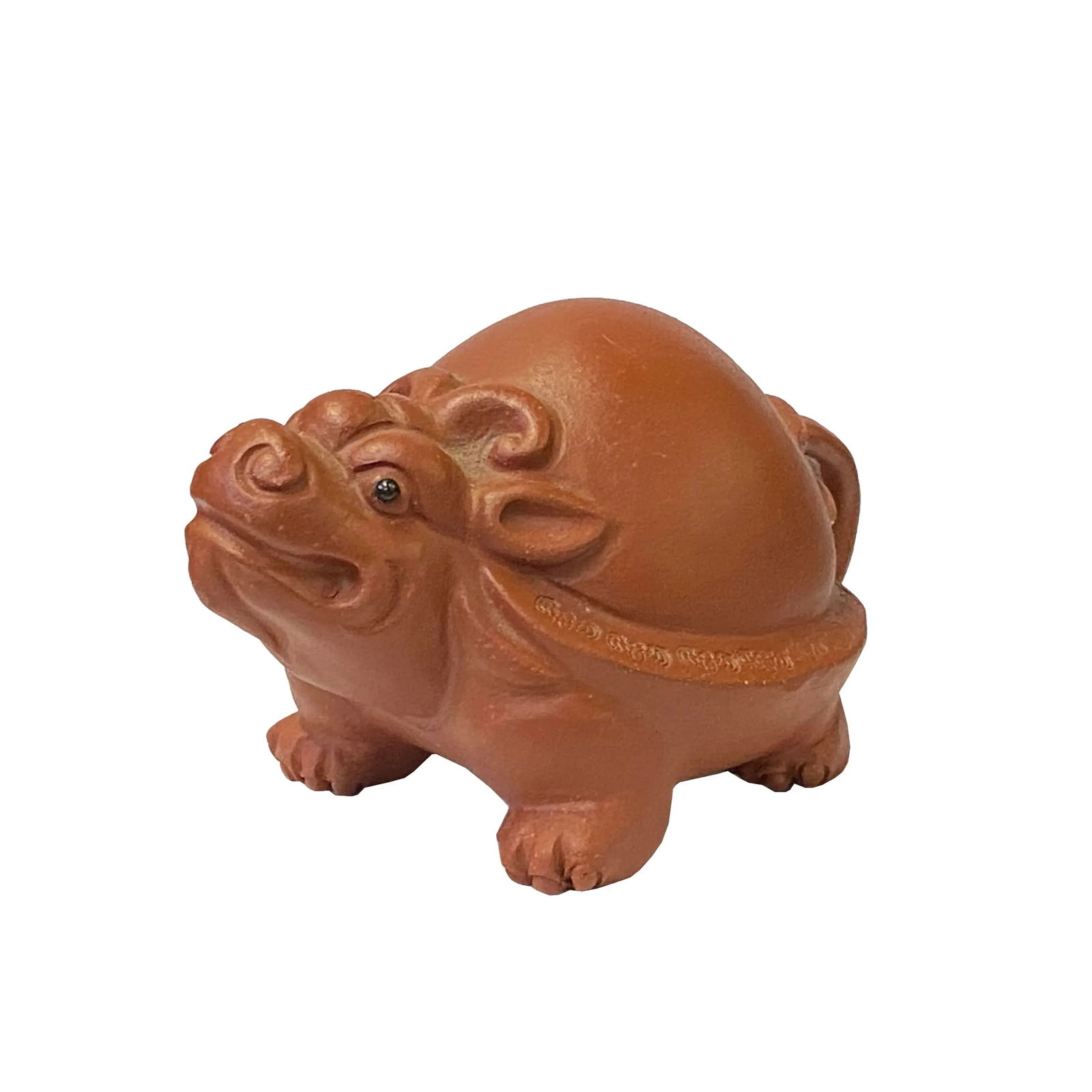 Oriental Dragon Turtle Small Ceramic Animal Figure Display Art - 8