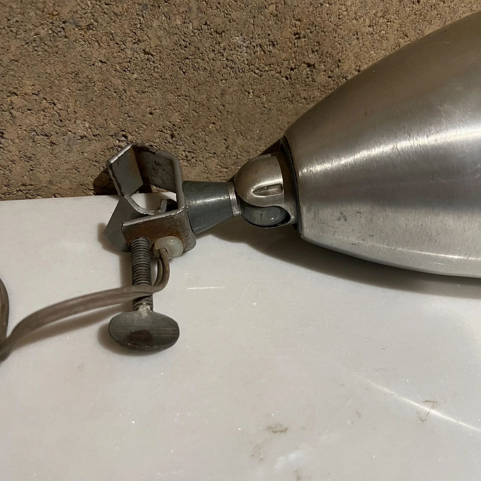 1960s Silver Task Light Desk Top Clamp Lamp - 4