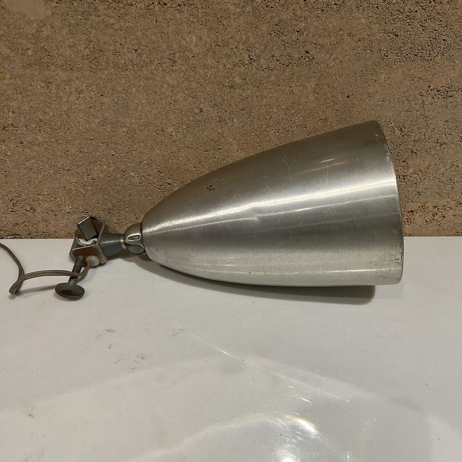 1960s Silver Task Light Desk Top Clamp Lamp - 8