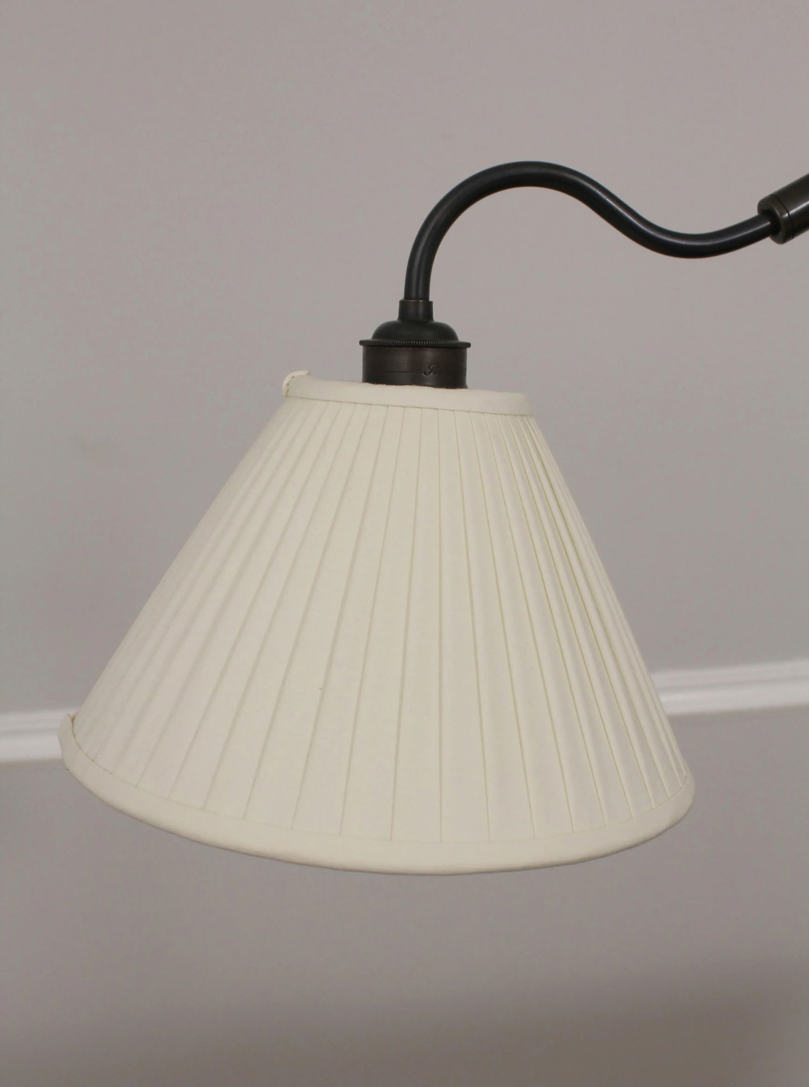 Robert Abbey Bronze Finish Desk Lamp W. Shade - 4