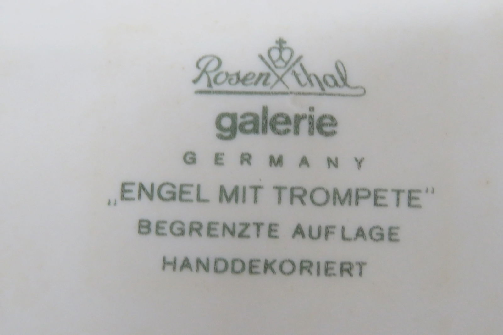 Rosenthal Germany Studiolinie Engel Mit Trompete Plate in Box - 4
