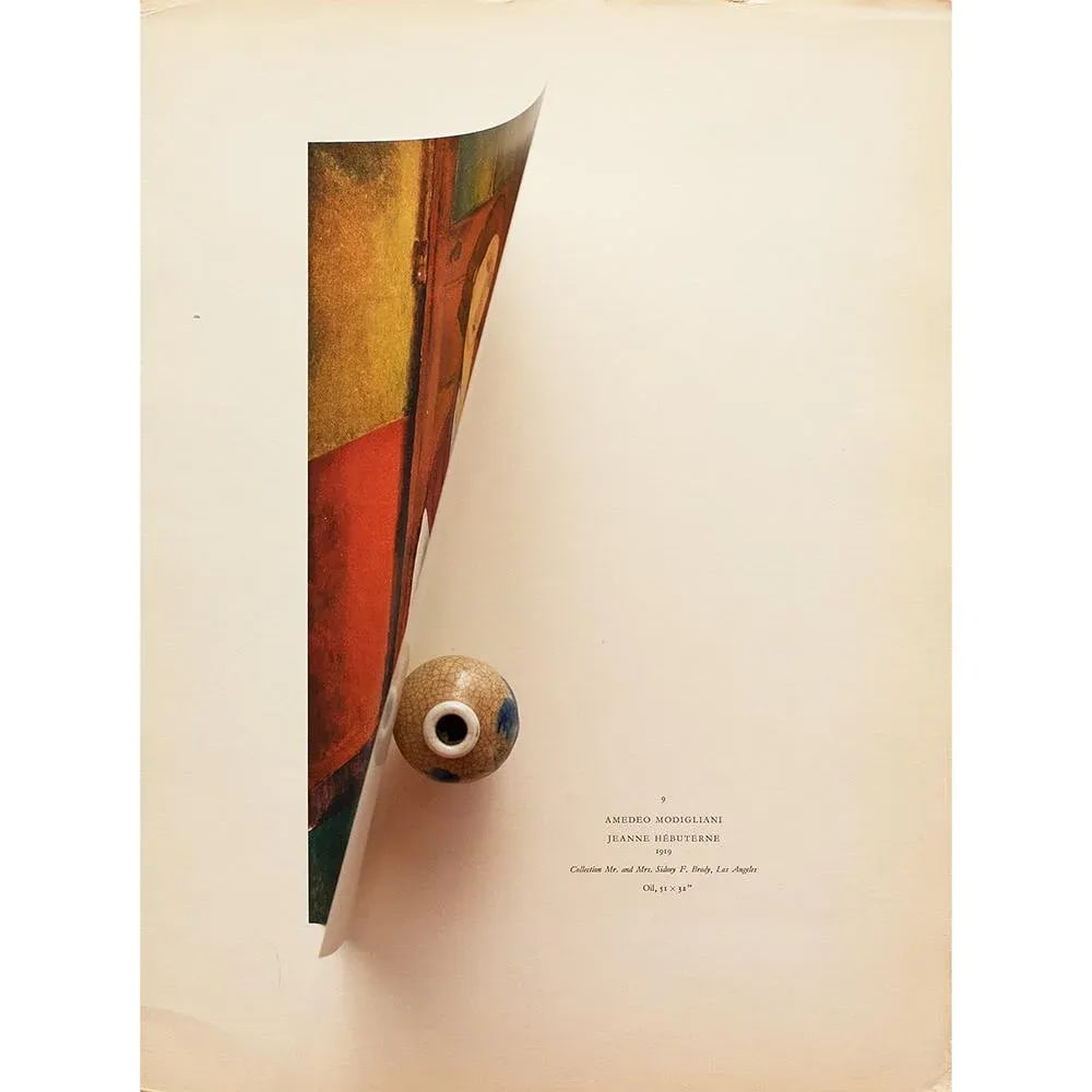 1940s After Amedeo Modigliani "Jeanne Hebuterne", First Edition Swiss Offset Lithograph - 4